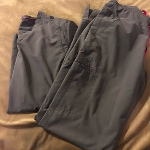 Light Grey Smitten Scrub Set